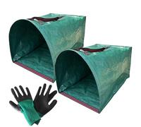 Sacs À Feuilles 2 Pièces Pelle À Poussière Robuste Avec Gants