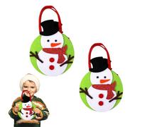 Sacs à Friandises de Noël - 2 Pièces Sacs à Friandises de Fête - Sachets de Collation Festifs | Pour L École La Maison Le Bureau Les Fêtes Les Noël Les Vacances Les Bonbons Le Chocolat Les