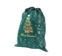 Sacs à friandises de Noël - Pochette non tissée avec cordon de serrage - Sacs à goûter de Noël | pour les vacances, les fêtes d'hiver, les célébrations, les aliments, les bonbons, les biscuits, les
