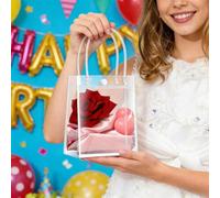 Sacs À Goodies Pour - Sac Transparent Pvc 20x20x8 Cm | Cabas Réutilisable ÉTanche Pour Fêtes, Mariages, Boutiques, Souvenirs, Emballage Cadeaux Et Merchandising