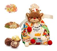 Sacs À Gourmandises De Noël,Pochette Organisatrice Réutilisable Pour Les Fêtes De Noël - Sacs À Cadeaux Pour La Fête De | Pour Chocolats, Noix, Petits Jouets, Suçons, Biscuits, Fruits