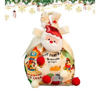 Sacs À Gourmandises De Noël,Pochette Organisatrice Réutilisable Pour Les Fêtes De Noël - Sacs À Cadeaux Pour La Fête De - Pour Chocolats, Noix, Petits Jouets, Suçons, Biscuits, Fruits