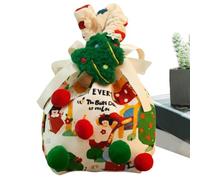 Sacs à goûter de Noël, sacs de rangement réutilisables pour fêtes de Noël, sacs cadeaux de fête de Noël, pour chocolats, noix, petits jouets, sucettes, biscuits