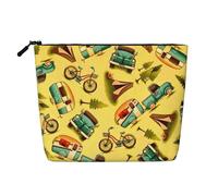 Sacs à goûter réutilisables pour voiture et vélo, grande capacité, trousse de toilette de voyage, trousse de maquillage avec fermeture éclair