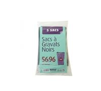 Sacs à gravats MULTIPLAST H.96 x l.56 cm x Ep.130 micron noir