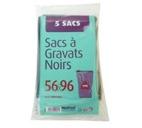 Sacs à gravats MULTIPLAST H.96 x l.56 cm x Ep.130 micron noir
