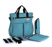 Sacs à langer Handy Baby Sacs à langer Wipable Totes 4pcs Sacs fourre-tout à changement de luxe Mummy (vert)