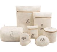sacs à linge en filet épais pour linge délicat, 7 pièces, avec fermeture éclair, sacs de rangement de voyage, sacs à linge pour linge, chemisiers, soutiens-gorge, robes, bas, sous-vêtements