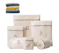 Sacs À Linge En Filet,Sacs À Linge De Voyage Réutilisables Avec Fermeture Éclair | Sac En Filet Délicat Pour Machine À Laver Pour Voyage, Chaussures, Soutien-gorge, Pantalon, Manteau, Chaussette, Bask