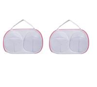 Sacs à linge en maille pour soutien-gorge avec fermeture éclair de qualité supérieure (4 pièces de couleur aléatoire)