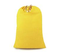 Sacs à linge extra larges et résistants, sac à linge sale pour voyage, sac à linge avec poignées à cordon de serrage, essentiels pour la maison, le collège, le dortoir, jaune