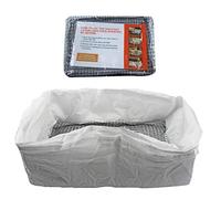 Sacs À Litière Pour Chat, 10 Sacs À Litière Pour Chats HouseAbls, Pochette À Déchets Pour Animaux De Compagnie Avec Filet Filtrant Et Cordon De Serrage, Doublures De Bac À Litière Réutilisables, Sacs