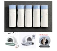 Sacs à litière pour chat, 90 unités, extra-épais, pour litière automatique, compatibles avec les toilettes MeoWant/Catlink/Tonepie 6 roll 90 count
