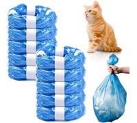 Sacs à litière pour chat-Lot de 10 recharges compatibles avec Litter Genie XL & Litter Locker & LitterLocker II et pour cassette de recharge Littycat (10 unités)