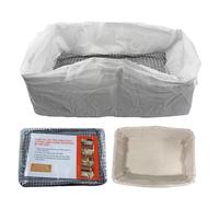 Sacs à litière - Tampons de nettoyage robustes avec cordon de serrage pour animaux de compagnie | Grands sacs à litière pour chat pour nettoyage intérieur du bac