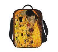 Sacs à Lunch isothermes Klimt personnalisés pour Le Voyage en Camping Gustav Klimt Freyas Art Leakproof Cooler Thermal Lunch Box Femmes Enfants