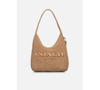 Sacs à main Coach REFINED WEAVE STRAW BROOKLYN SHOULDER BA pour Sacs T.U Beige