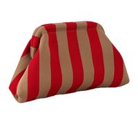 Sacs à main de plage pour femme - Porte-monnaie à main en bloc de couleur pour femme, sacs à main avec blocs de couleur pour femme | Embrayage tissu crochet décontracté avec fermeture à glissière