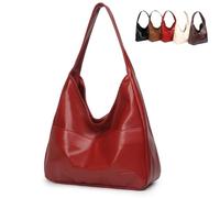 Sacs à Main En Cuir Avec Grand Sac à Main En Cuir ImperméAble Pour Femmes, Pour Tout Ce Qui Ne Semble Pas Encombrant (rouge)