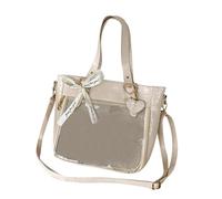 Sacs à main en polyuréthane, sacs à bandoulière, poche sous les bras, portefeuille transparent, aisselles, voyage, style japonais, sac à bandoulière, sac à main transparent, Blanc laiteux