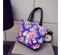 Sacs à main filles femmes épaule toile shopping impression fourre-tout sacs à bandoulière hommes noir tissu, lilas, Taille unique