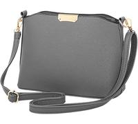 Sacs à Main Fourre-Tout pour Femmes, 1pc Simple Casual Femmes Sacoche Dame Shopping Shell Sac À Bandoulière Messenger Sacs À Bandoulière, Grey