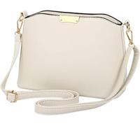 Sacs à Main Fourre-Tout pour Femmes, 1pc Simple Casual Femmes Sacoche Dame Shopping Shell Sac À Bandoulière Messenger Sacs À Bandoulière, White