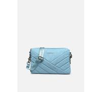 Sacs à main Lancaster Pochette Zippé M Canvas Matelassé pour T.U Bleu