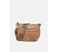 Sacs à main Lancaster Sac besace A rabat aimanté M Dune Gaia pour Sacs T.U Marron