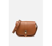 Sacs à main Lancaster Sac besace A rabat avec fermoir Top Doub pour Sacs T.U Marron
