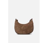 Sacs à main Lancaster Sac besace Zippé L Suède pour Sacs T.U Marron