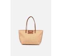 Sacs à main Lancaster Sac cabas épaule Zippé KBA Marinière Osier pour Sacs T.U Marron