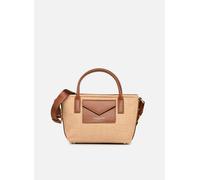 Sacs à main Lancaster Sac cabas main Zippé Mini KBA Marinière Osier pour Sacs T.U Marron