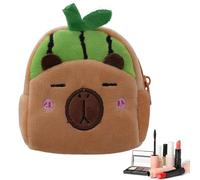 Sacs À Main Peluche Capybara - Minis Pochette En Peluche | Mignonne Pochette À Monnaie Pour Enfantts En Peluche Capybara - Pochette D'organisation Portable Pour Adultes, Sac D'argent Multifonctionnel