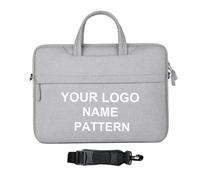 Sacs À Main Personnalisés pour Ordinateur Portable avec Logo Personnalisé et Bandoulière, Étui De Protection pour Ordinateur De 13,3/14/15,6 Pouces Porte-documents Hommes Femmes Style2,40.5*3*30cm