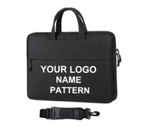 Sacs À Main Personnalisés pour Ordinateur Portable avec Logo Personnalisé et Bandoulière, Étui De Protection pour Ordinateur De 13,3/14/15,6 Pouces Porte-documents Hommes Femmes Style1,38.5*3*27.5cm