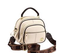 Sacs à Main PortéS éPaule Femme - Coefficienta Sac en Cuir Classique Multifonction avec Compartiments et bandoulière Large réglable pour Un Usage Quotidien et Professionnel