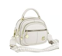 Sacs à Main PortéS éPaule Femme - Coefficienta Sac en Cuir Classique Multifonction avec Compartiments et bandoulière Large réglable pour Un Usage Quotidien et Professionnel