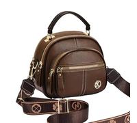 Sacs à Main PortéS éPaule Femme - Coefficienta Sac en Cuir Classique Multifonction avec Compartiments et bandoulière Large réglable pour Un Usage Quotidien et Professionnel