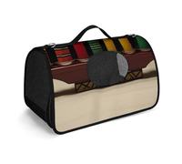 Sacs à main pour animaux domestiques, bougies Kwanzaa imprimées sacs à main pour animaux domestiques, sacs à main pliables pour animaux de compagnie, sacs à main universels pour animaux de compagnie