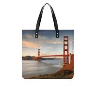 Sacs à main pour femmeGolden Gate BridgeSacs à main Hobo en cuir végétalien tendance, sac seau souple pour femme - Sacs à main pour le travail, les voyages, une utilisation décontractée, cadeaux