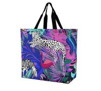 Sacs À Main Pour Femmes Animaux Leopad Flamingo Bird Sac Fourre-Tout Sacoche