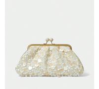 Sacs à main pour femmes, beige pailleté de perles, à la mode, élégant, simple, personnalisé, polyvalent, classique, pour rendez-vous, usage quotidien, shopping, thé de l'après-midi, soirée cocktail, f