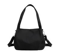 Sacs À Main pour Femmes - Sac À Bandoulière Décontracté Multi-Poches en Forme De Croissant, Sac À Bandoulière De Grande Capacité, Sac De Taille pour Le Shopping, La Randonnée, Le Cyclisme - Noir