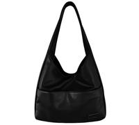 Sacs à main pour femmes, sac fourre-tout en cuir rétro pour les femmes Couleur solide Sac à bandoulière vintage avec poche à fermeture éclair intérieure grand sac sacré
