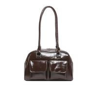 Sacs à Main Sous Les Bras pour Femme Sac vintage en cuir PU for femme, version sac à bandoulière, double poche, main avec intérieure(Color5)