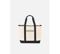 Tommy Hilfiger Th Summer Canvas Tote Bag Creme Taille: OS | Cabas Outlet | Femme