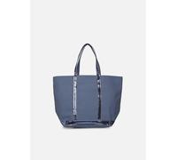 Sacs à main Vanessa Bruno Cabas L Porte Epaule En Toile Coton Et Paillettes pour Sacs T.U Bleu