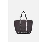 Sacs à main Vanessa Bruno Cabas L Porte Epaule En Toile Coton Et Paillettes pour Sacs T.U Gris