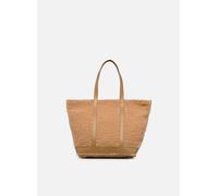 Sacs à main Vanessa Bruno Cabas L Porte Epaule Zippe En Fausse Fourrure Et Cuir De Vachette pour Sacs T.U Marron